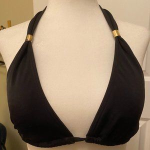 Black/Gold Billabong Triangle Bikini Top